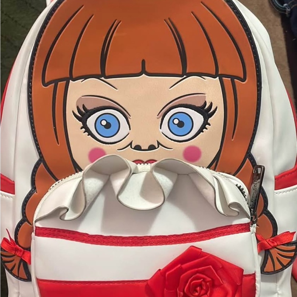 White and Red Annabelle bag